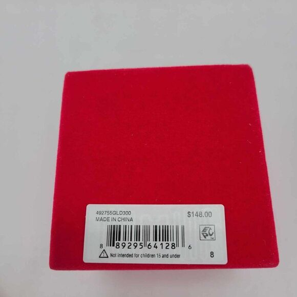 Kurt Geiger Evil Eye Green Stone Heart Cocktail Ring size 7 NWT!  NEW! - Picture 5 of 9